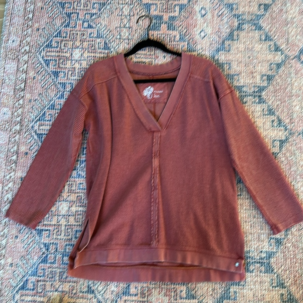 Anthropologie- Pilcro Textured V-Neck Top *NWOT